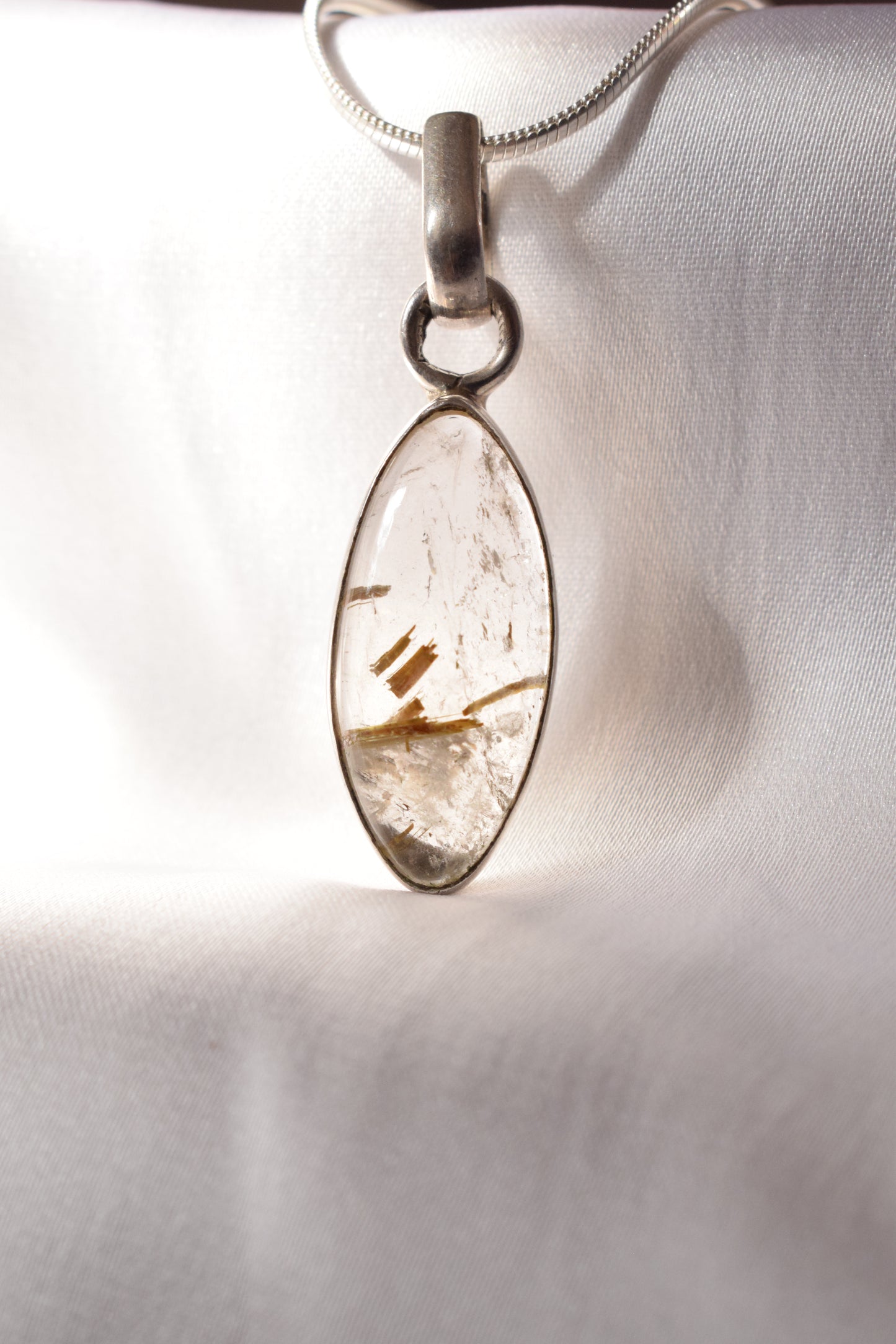 Rutilated Quartz Pendant