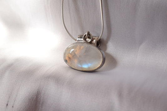 Moonstone Silver Pendants
