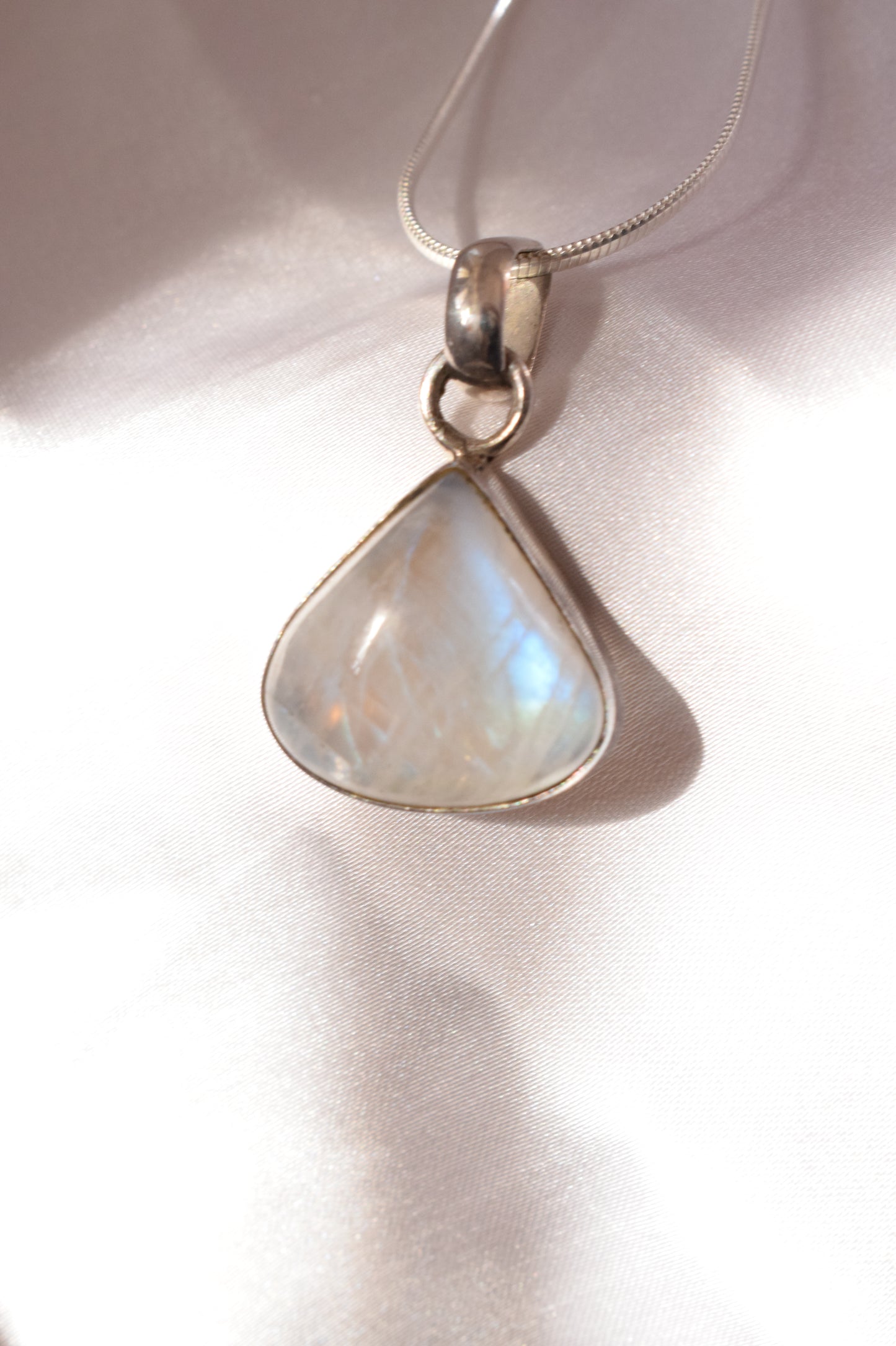 Moonstone Silver Pendants
