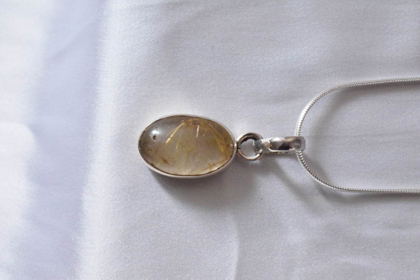 Rutilated Quartz Pendant
