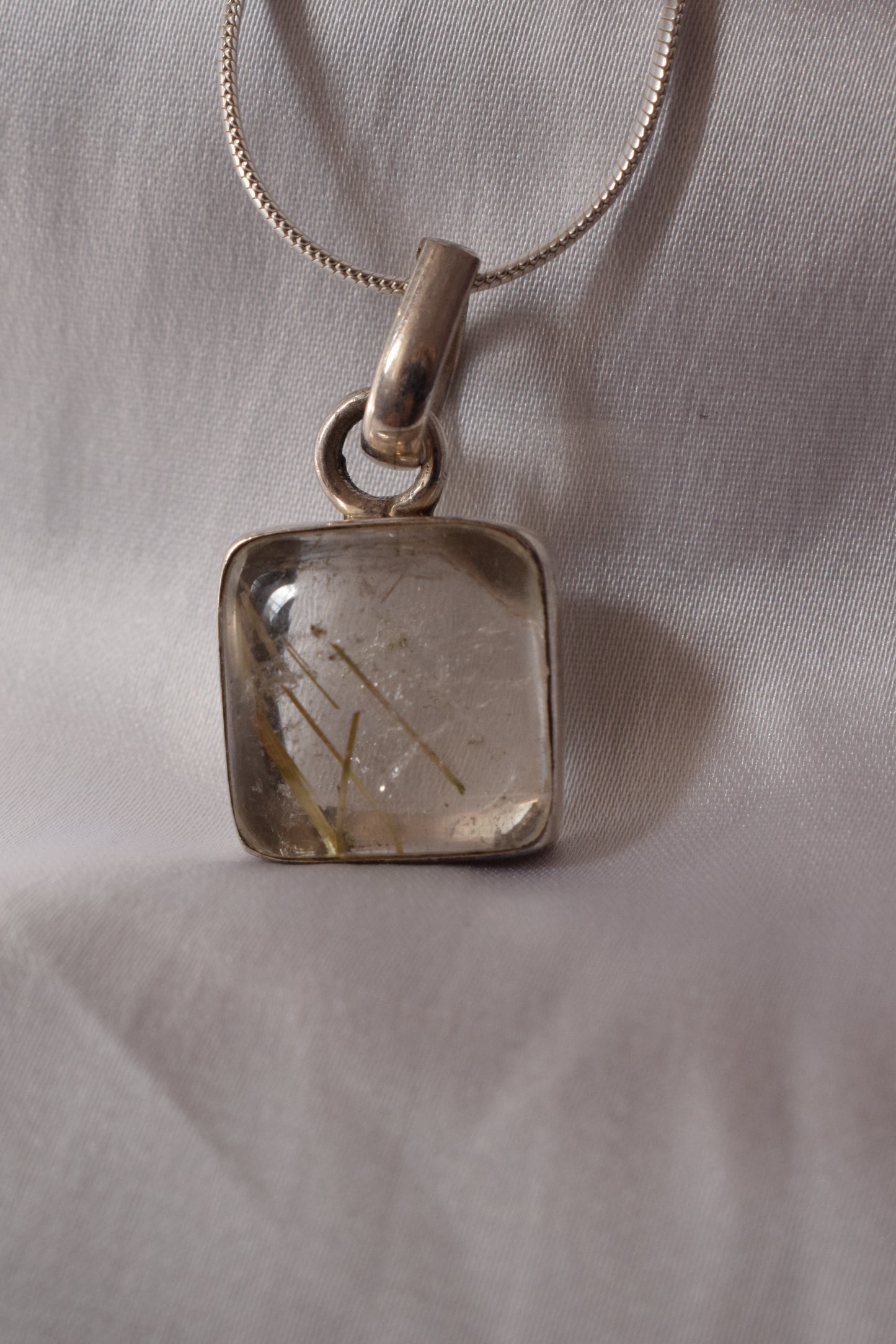 Rutilated Quartz Pendant