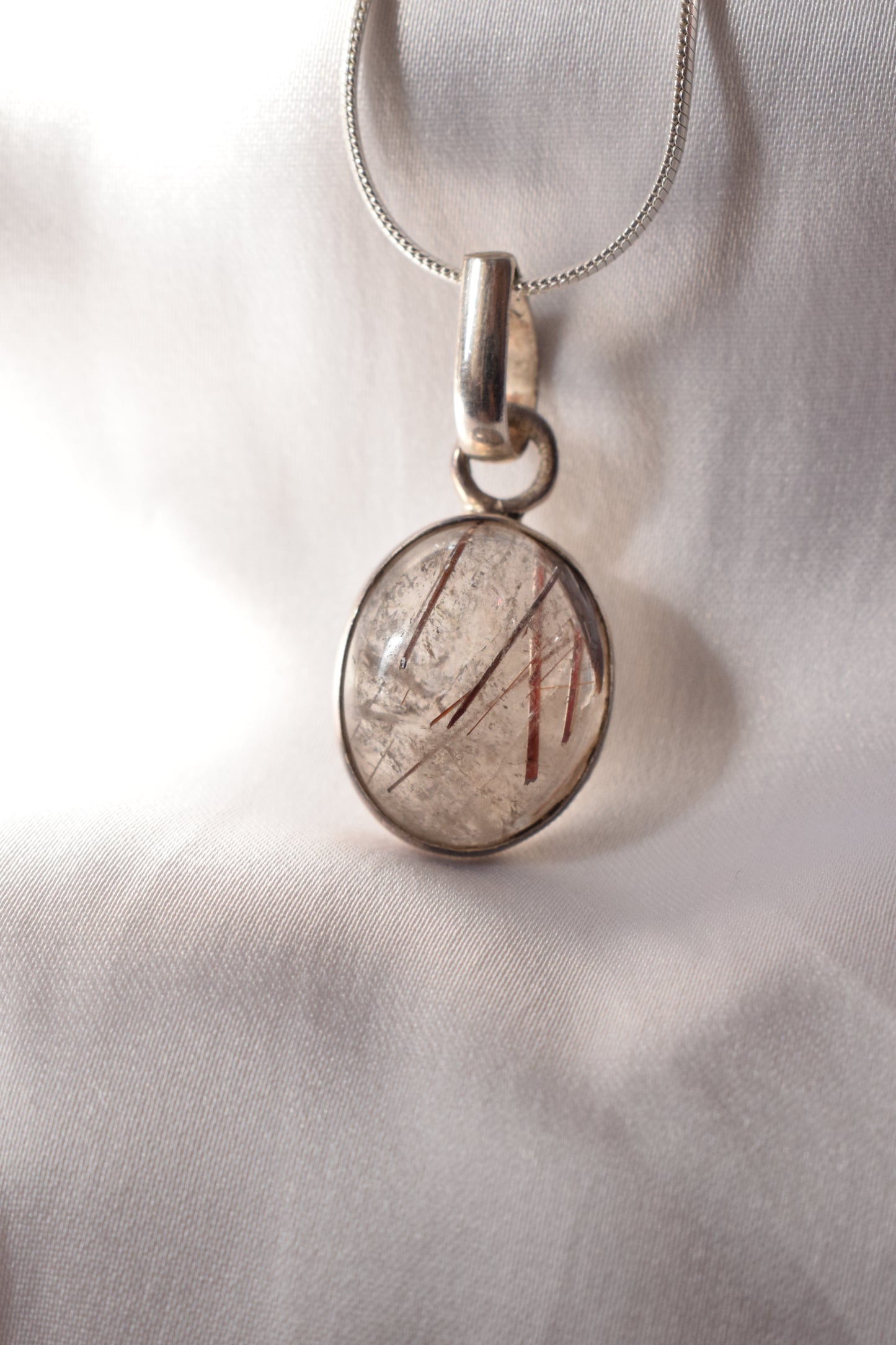 Rutilated Quartz Pendant