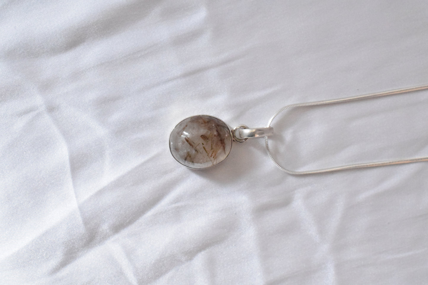 Rutilated Quartz Pendant
