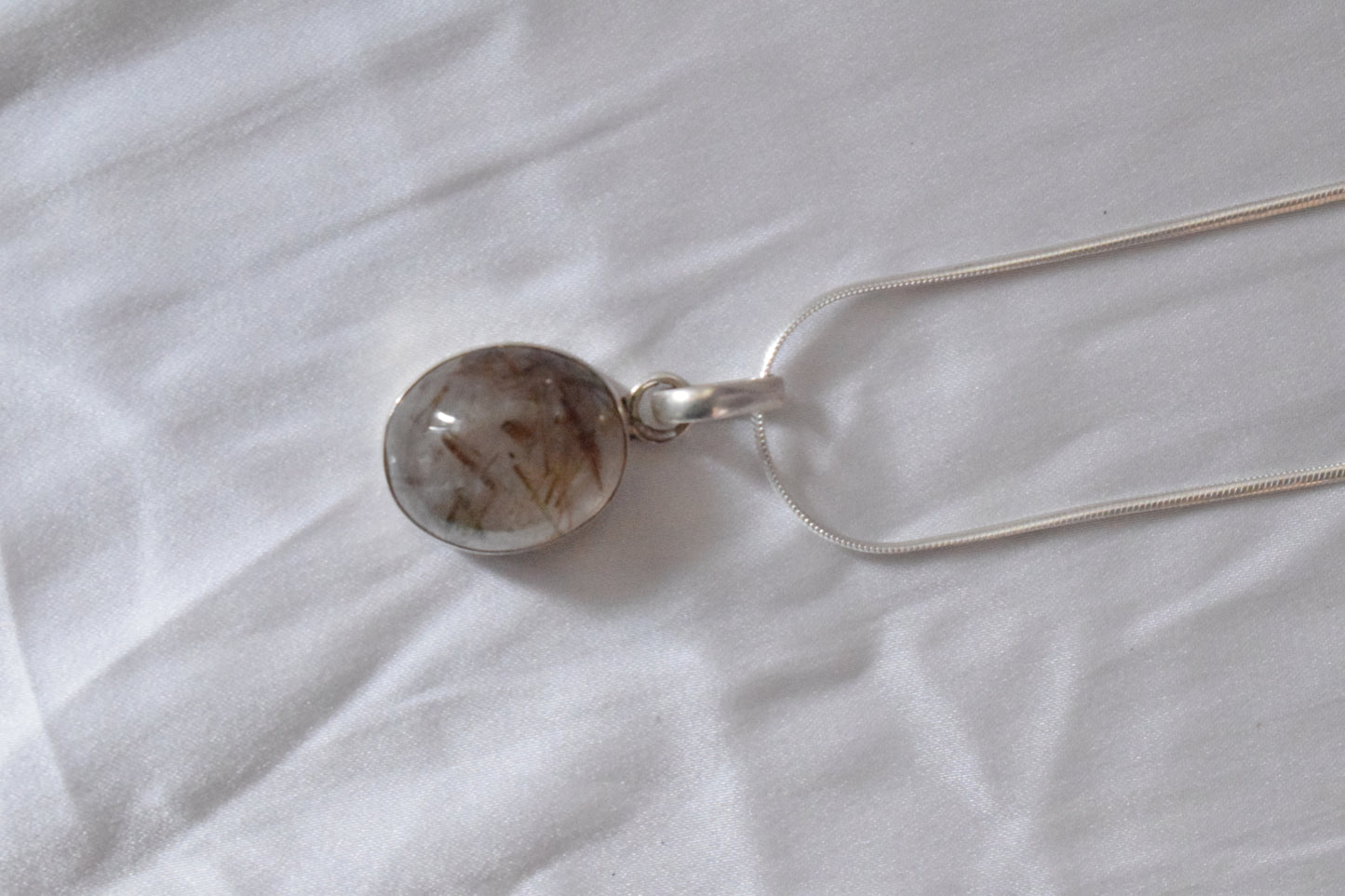 Rutilated Quartz Pendant