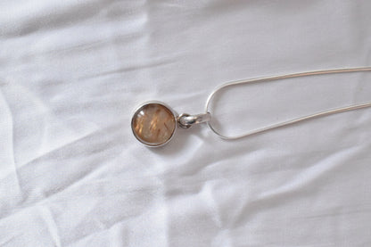 Rutilated Quartz Pendant