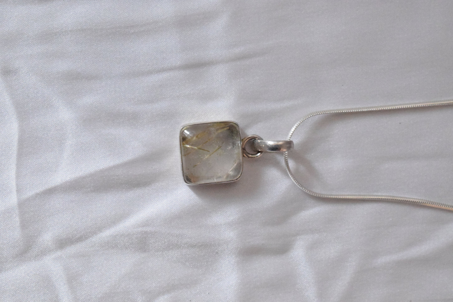 Rutilated Quartz Pendant