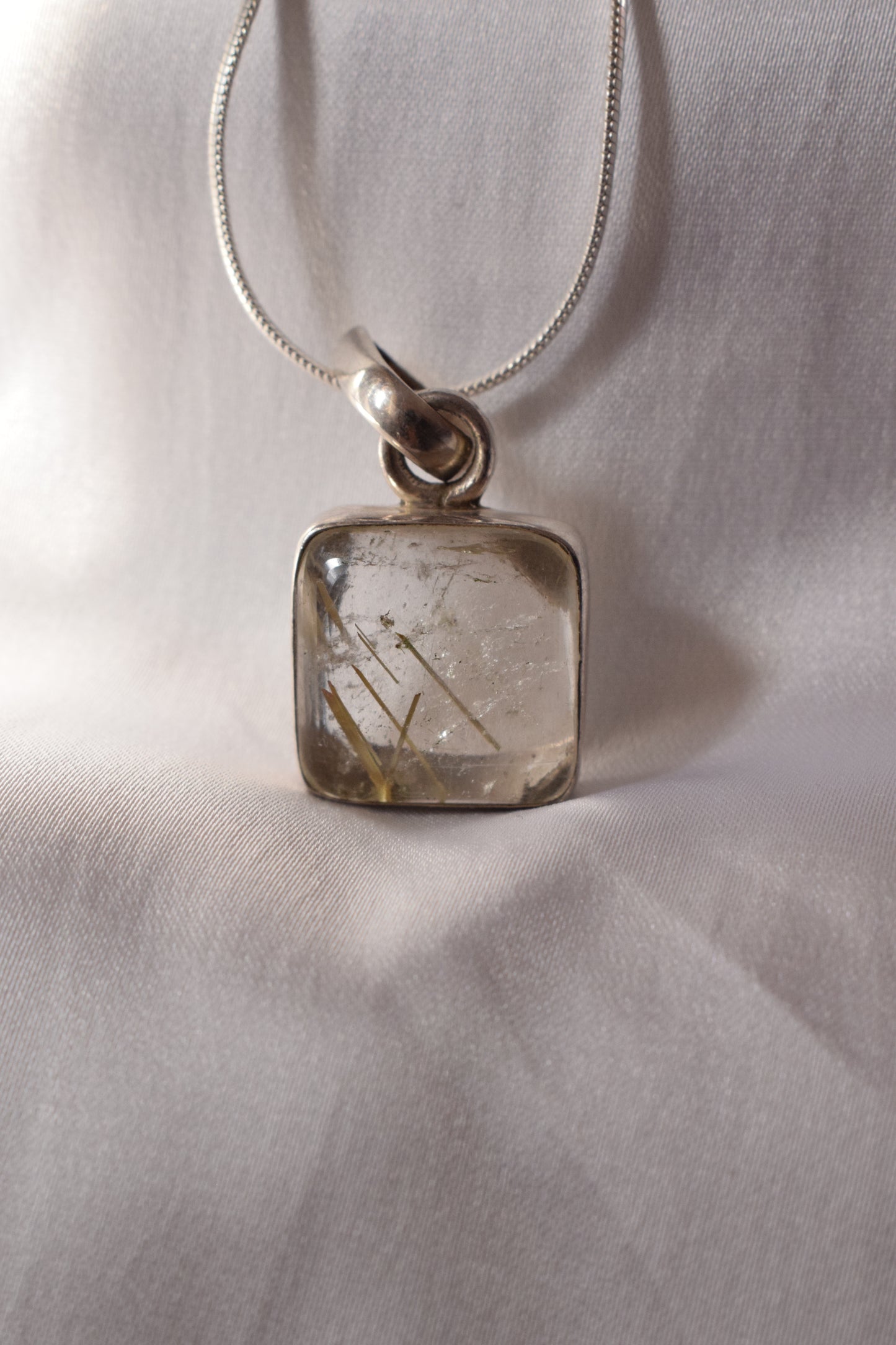 Rutilated Quartz Pendant